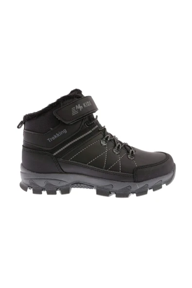 M.P. One Çocuk Bilekli Cırt Cırtlı Siyah Trekking Ayakkabı 202-5640ft 100 ürün görseli 1