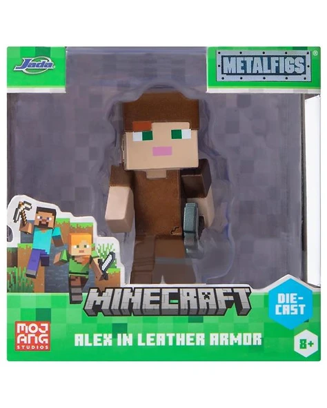 Minecraft Metal Tekli Figür Alex in Leather Armor ürün görseli 1