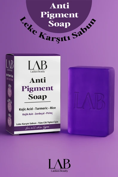 Lab Kojic Acid Zerdeçal Pirinç Etkisi İle Leke Karşıtı Sabun ürün görseli 1