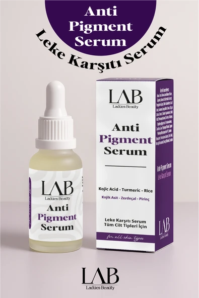 Lab Kojic Acid Zerdeçal Pirinç Etkisi İle Leke Karşıtı Serum ürün görseli 1