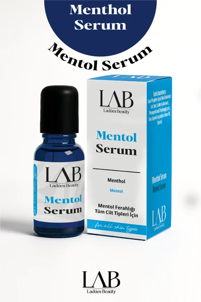 Lab Baş Boyun ve Alın Bölgelerinde Rahatlama Hissi Veren Ferahlatıcı Mentol Serum ürün görseli 1