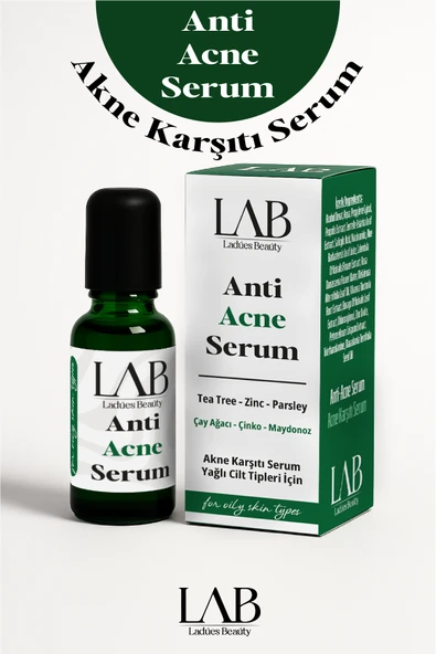 Lab Çay Ağacı Çinko Maydonoz Etkisi İle Akne Karşıtı Serum ürün görseli 1
