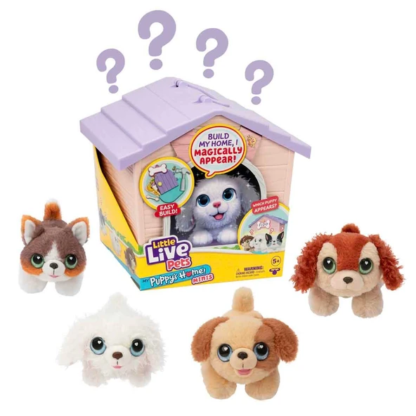 Little Live Pets Yavru Köpeğim ve Pembe Evi Sürpriz Paket LPP01110 ürün görseli 1