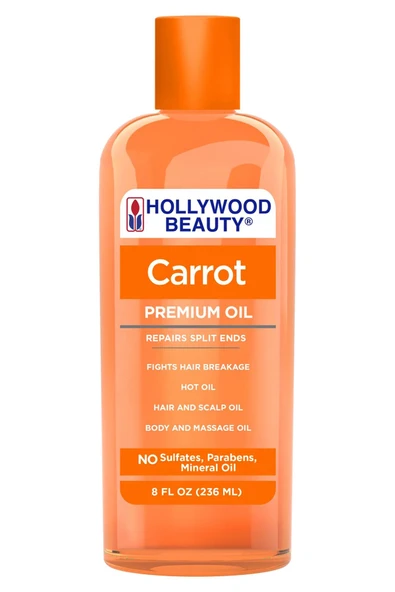 Hollywood Beauty Havuç Özlü Saç Cilt ve Tırnak Bakım Yağı 236ML ürün görseli 1