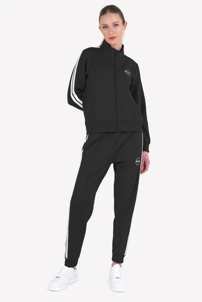 Lescon 23NTBS002120-633 Siyah Kadın Fermuarlı Sweatshirt ürün görseli 1