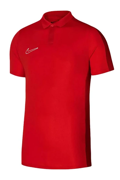 Nike M Dri-FIT Academy23 Polo SS DR1346-657 Kırmızı Erkek Polo Yaka Tişört ürün görseli 1