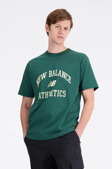 New Balance Lifestyle MNT1402-GRN Yeşil Erkek T-Shirt ürün görseli 1