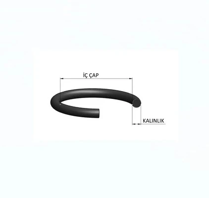 K0 - 2X26 NBR Nbr Nitril 70 Shore Oring - Resim 2