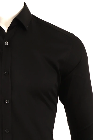 Slim Fit Erkek Gömlek - Resim 6