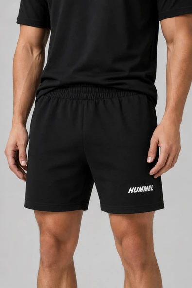 hummel Elemental Cotton Shorts 931980-2001 Siyah Erkek Şort ürün görseli 1