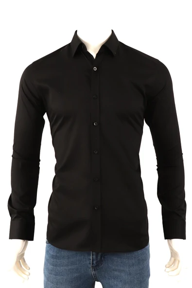 Slim Fit Erkek Gömlek - Resim 3