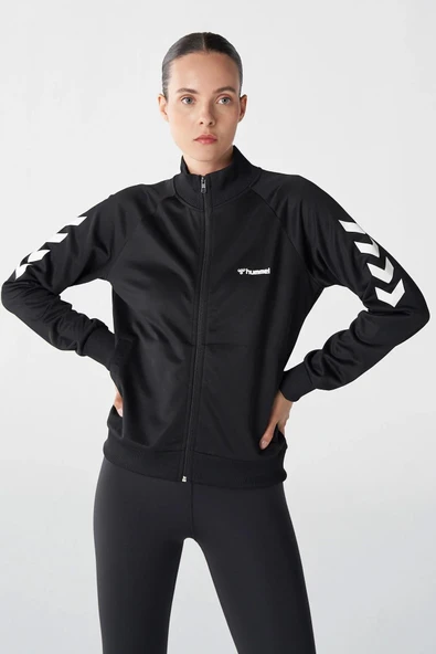 hummel Genesa 921773-2001 Siyah Kadın Fermaurlı Sweatshirt ürün görseli 1