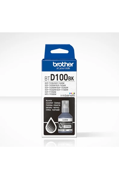 Brother Btd100Bk Black Siyah 7.500 Sayfa Şişe Mürekkep Dcp-T230-T430-T530-T730-T830 Mfc-T930-T935 ürün görseli 1