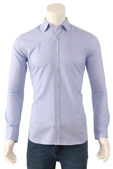 Slim Fit Erkek Gömlek - Resim 3