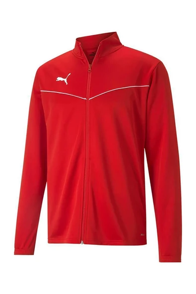 Puma Rise Trg Poly 65739201 Kırmızı Erkek Fermuarlı Swaetshirt ürün görseli 1