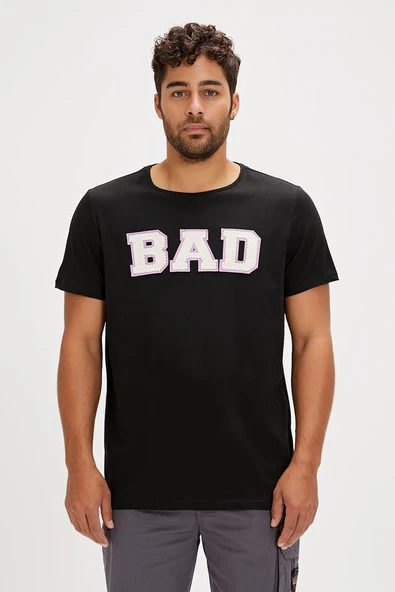 Bad Bear Felt 24.01.07.036S Siyah Erkek Tişört ürün görseli 1