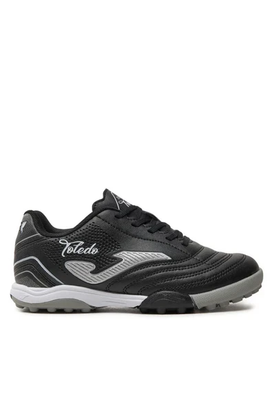 Joma Toledo JR 2401 TOJW2401TF Siyah & Beyaz & Gri Çocuk Halı Saha Ayakkabı ürün görseli 1