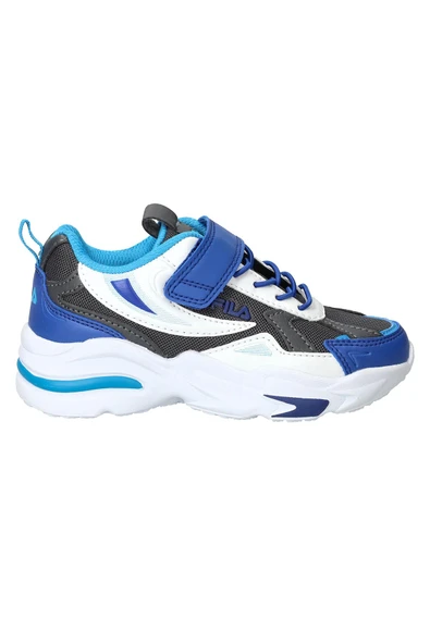 Fila Madrun Velcro FFK0261.13258 Mavi Beyaz Çocuk Spor Ayakkabı ürün görseli 1