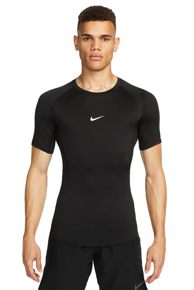 Nike Pro Dri-Fit Tight Fitness Training FB7932-010 Siyah Erkek Tişört ürün görseli 1
