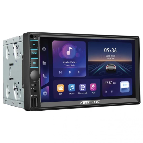 Harward HR-G756 7" BT/USB/SD/FM/AUX 4x45 Watt Double Din Teyp ürün görseli 1