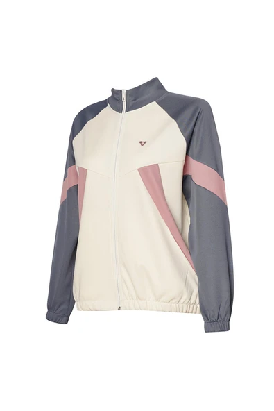 hummel Harlow Zip Jacket Bej Kadın Fermuarlı Ceket ürün görseli 1