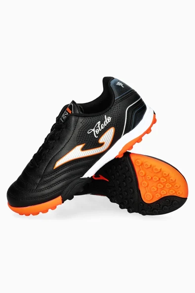 Joma Toledo JR 201 Back Turf TOJS2401TF Siyah Çocuk Halı Saha Ayakkabı ürün görseli 1