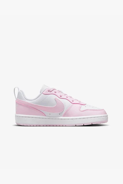 Nike Court Borough Low Recraft (GS) DV5456-105 Beyaz-Pembe Kadın Spor Ayakkabı ürün görseli 1