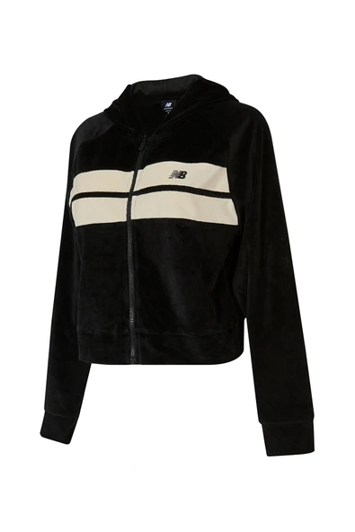 New Balance Lifestyle WNJ3506-BK Siyah Kadın Kapüşonlu Sweatshirt ürün görseli 1