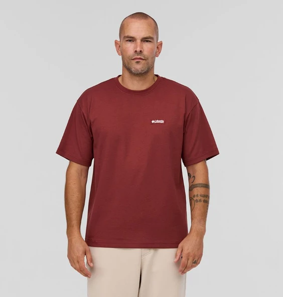 Columbia Csc M Label Chest Graphic Tee Erkek Tişört CS0470 ürün görseli 1