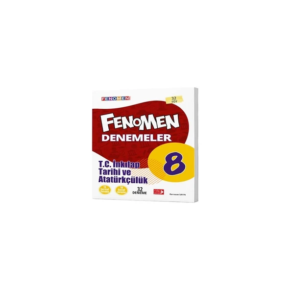 Fenomen Okul Yayınları 8. Sınıf T.C. İnkılap Tarihi ve Atatürkçülük Fenomen Denemeler ürün görseli 1