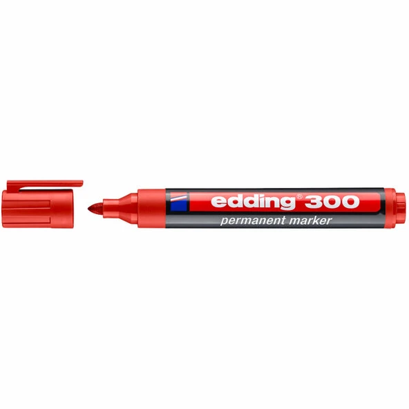 EDDİNG ED30002 300 Kırmızı Koli Kalemi ürün görseli 1