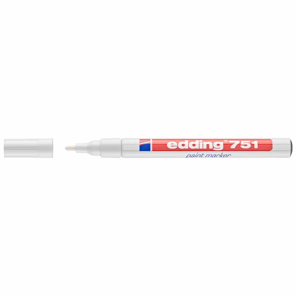 EDDİNG ED75149 751 Tam Örtücü Beyaz Boya Kalemi ürün görseli 1