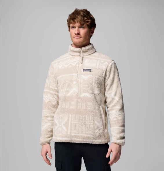 Columbia Rugged Ridge™ High Pile Half Zip Bej Erkek Outdoor Polar AE3598-278 ürün görseli 1