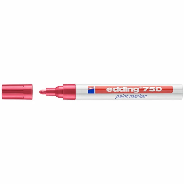 EDDİNG ED75002 750 Tam Örtücü Kırmızı Boya Kalemi ürün görseli 1