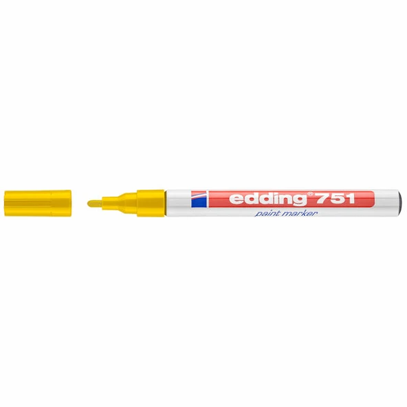 EDDİNG ED75105 751 Tam Örtücü Sarı Boya Kalemi ürün görseli 1