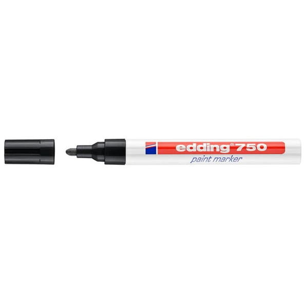 EDDİNG ED75001 750 Tam Örtücü Siyah Boya Kalemi ürün görseli 1