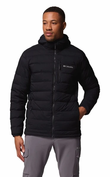 Columbia Drift Peak™ Stretch Down Hooded Jacket Siyah Erkek Outdoor Mont WE1852-010 ürün görseli 1