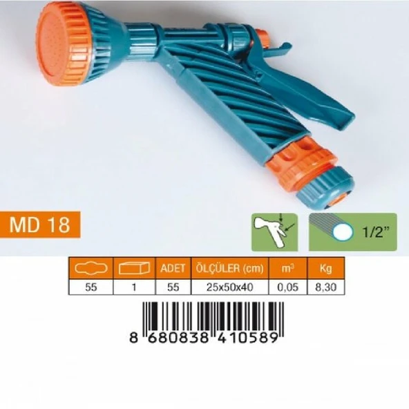 MEDALYAN MD 18 Tetikli Tab.Süzek (1/2" Lüx Rekor) ürün görseli 1