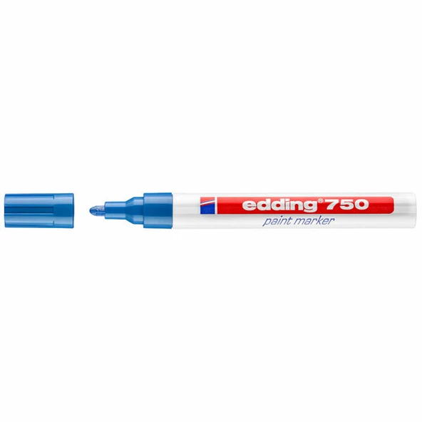 EDDİNG ED75003 750 Tam Örtücü Mavi Boya Kalemi ürün görseli 1