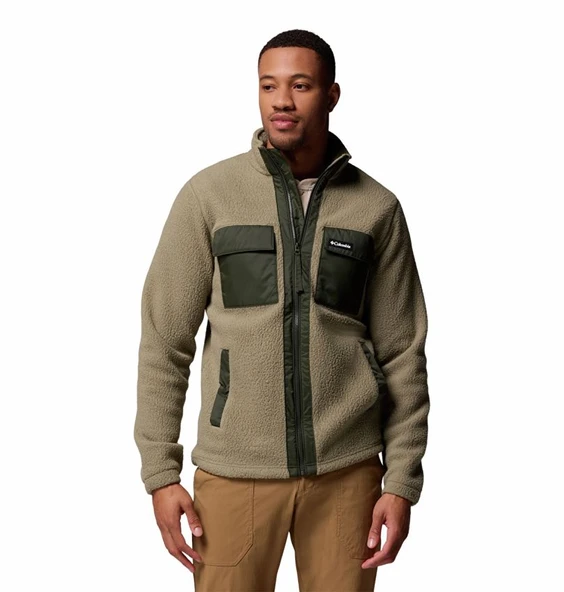 Columbia Juniper Peak™ Full Zip Fleece Yeşil Erkek Outdoor Polar XE6508 ürün görseli 1