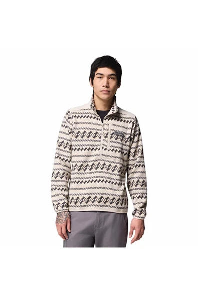 Columbia Sweater Weather™ Printed Half Zip II Kahverengi Erkek Outdoor Polar AO5809 ürün görseli 1