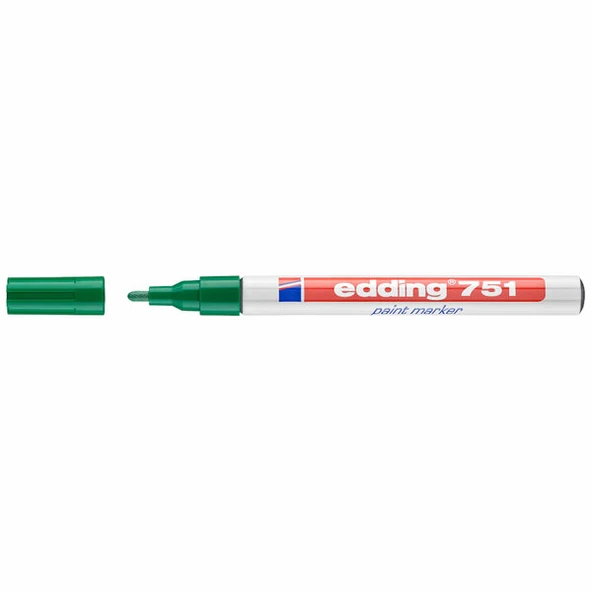 EDDİNG ED75104 751 Tam Örtücü Yeşil Boya Kalemi ürün görseli 1