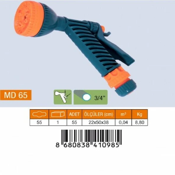 MEDALYAN MD 65 Tet. Tab. Süzek 8 F. (1/2"Lux Rek.) ürün görseli 1