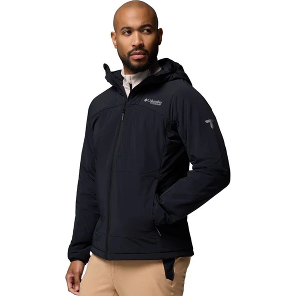 Columbai Silver Leaf™ Lite Hooded Jacket Siyah Erkek Outdoor Mont WO0604-010 ürün görseli 1