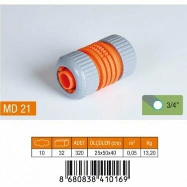 MEDALYAN MD 421 3/4" Lüx Hortum Eki ürün görseli 1