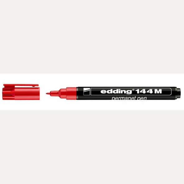 EDDİNG ED14402 144 M Kırmızı Asetat Kalemi ürün görseli 1