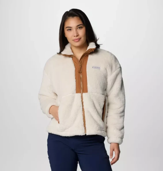 Columbia Boundless Discovery™ Sherpa Full Zip II Bej Krem Kadın Outdoor Polar AL5705 ürün görseli 1