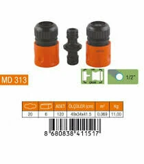 MEDALYAN MD 313 Oto. Hortum Baglantısı (3'Lü Set 1/2") ürün görseli 1
