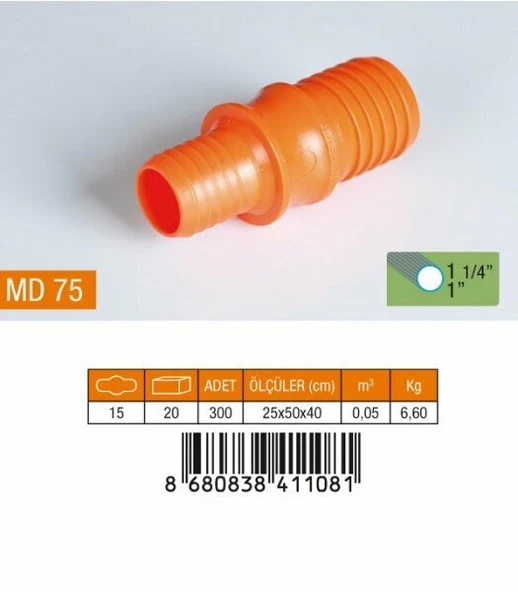MEDALYAN MD 75 Redüksiyon 1 1/4"- 1" ürün görseli 1