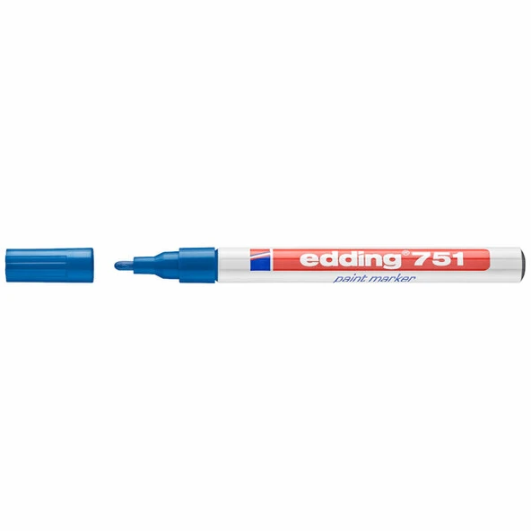 EDDİNG ED75103 751 Tam Örtücü Mavi Boya Kalemi ürün görseli 1